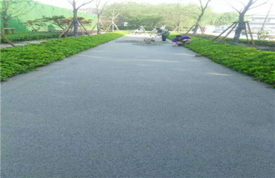 贵州黔灵山公园透水混凝土路面铺装
